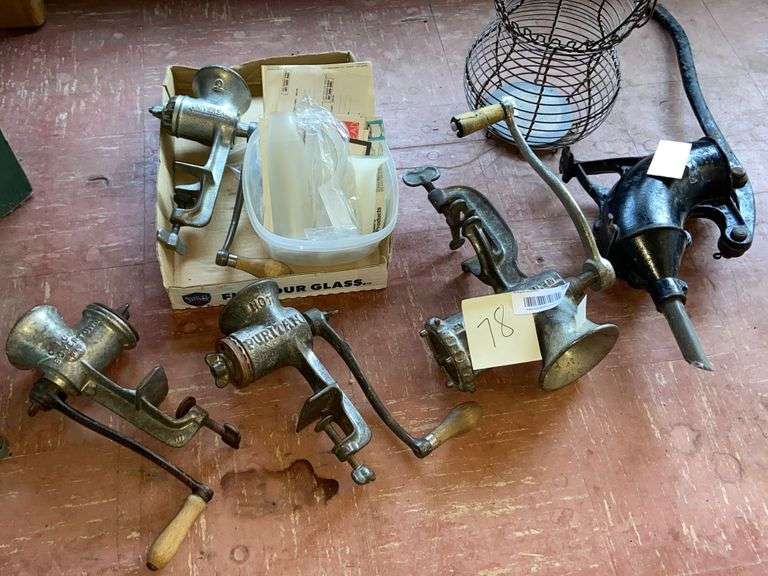 MEAT GRINDERS, SAUSAGE STUFFER, MORE McLaughlin Auctioneers, LLC mc