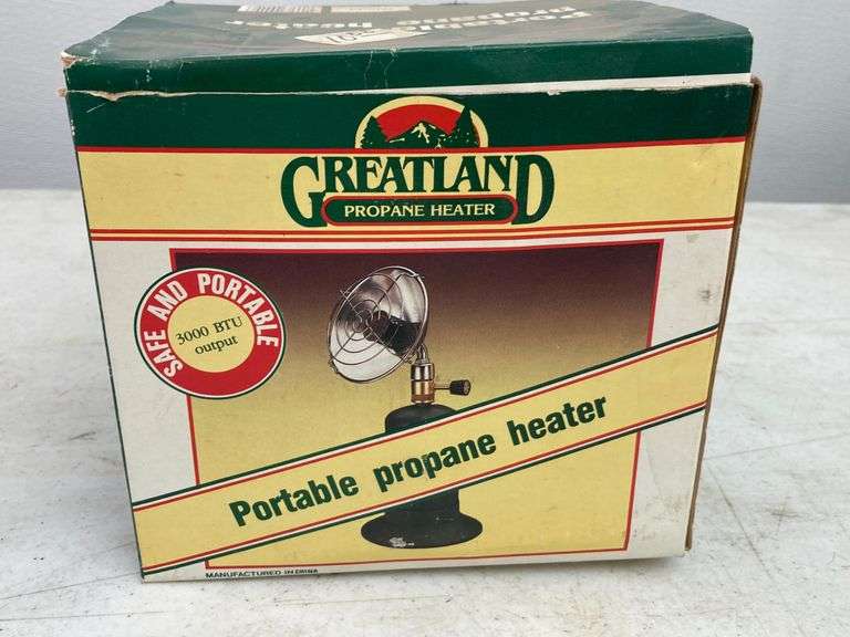 Greatland Propane Heater McLaughlin Auctioneers, LLC