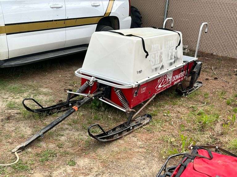 Emergency Carry Sled with Fiberglass Cab McLaughlin Auctioneers, LLC