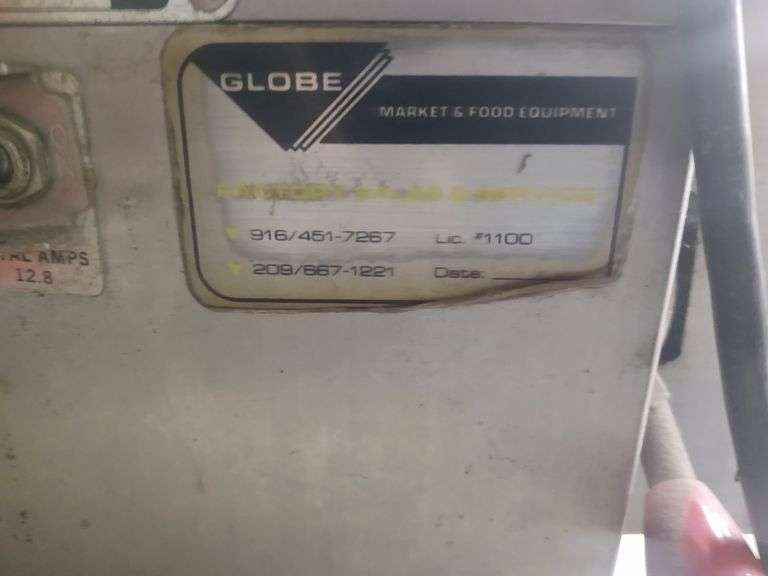 Globe Model 775L Commercial Meat Slicer McLaughlin Auctioneers, LLC