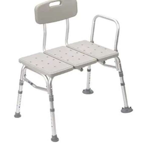Drive Medical Transfer Tub Bench, Knocked Down, ToolFree, 1 Each 1
