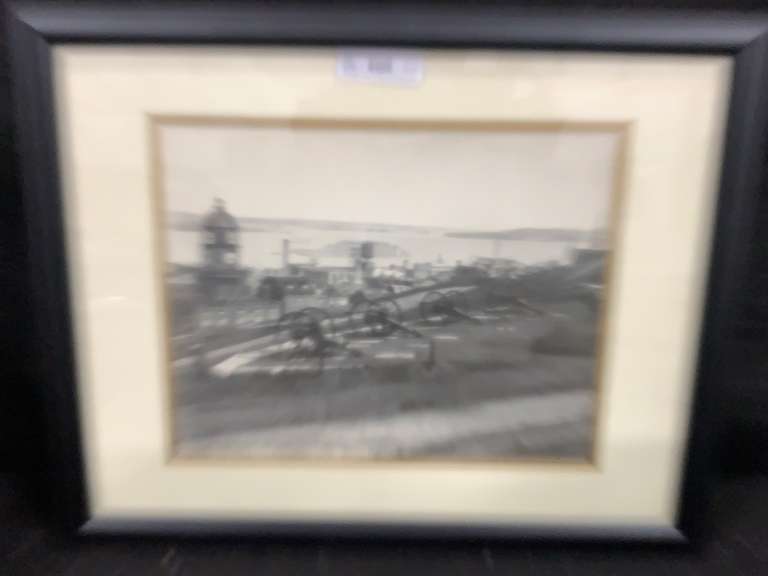 W.R.Macaskill Black And White Print " The Citadel Halifax 1927" 15.25" Wide X 12.25" High