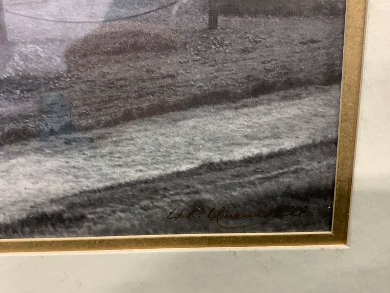 W.R.Macaskill Black And White Print " The Citadel Halifax 1927" 15.25" Wide X 12.25" High