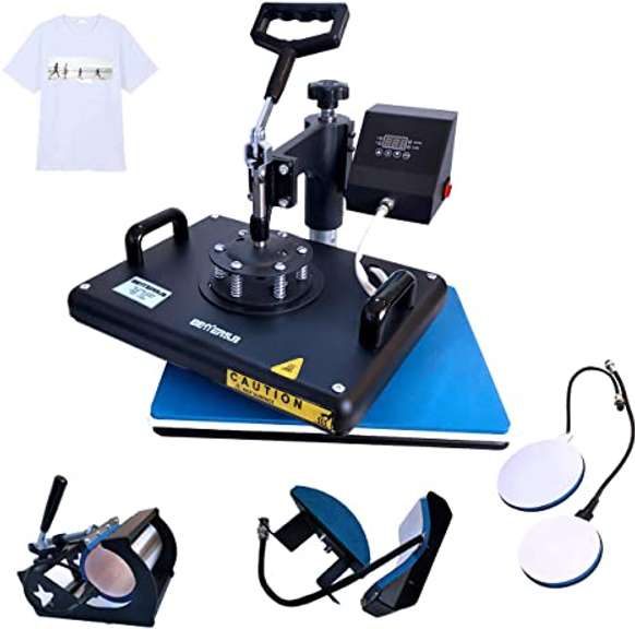 BetterSub Heat Press,5 in 1 Heat Press Machine,TShirt Heat Transfer