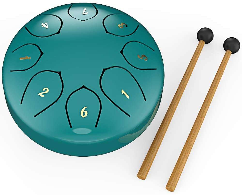 Steel Tongue Drum Instrument, Percussion Instrument Steel Pan Drum with