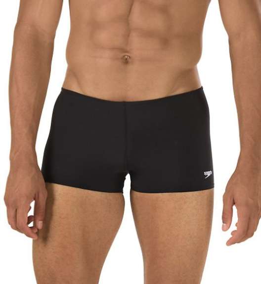 Speedo Men's Solid Square Leg Endurance+ LongLasting NoPinch Swimsuit