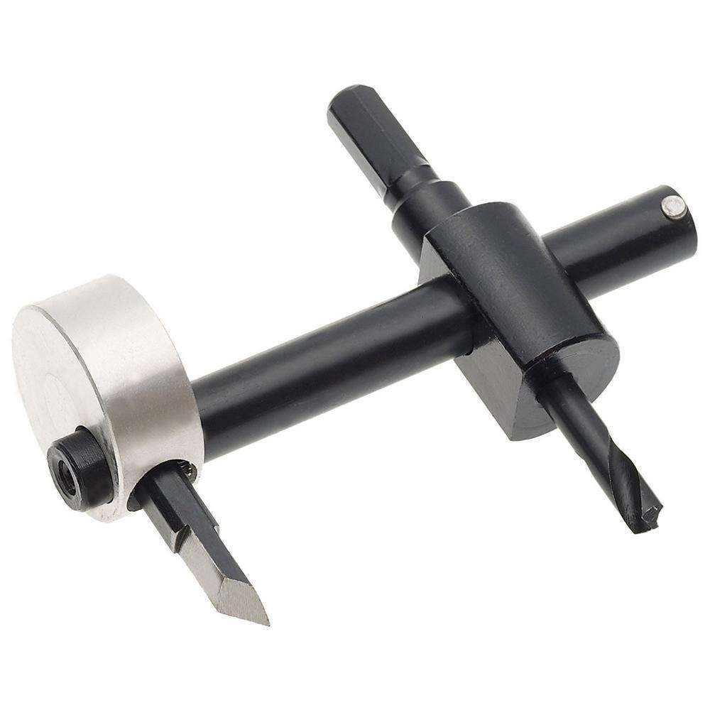 MIBRO Adjustable Circle Hole Cutter for Wood, Plastic and Composites