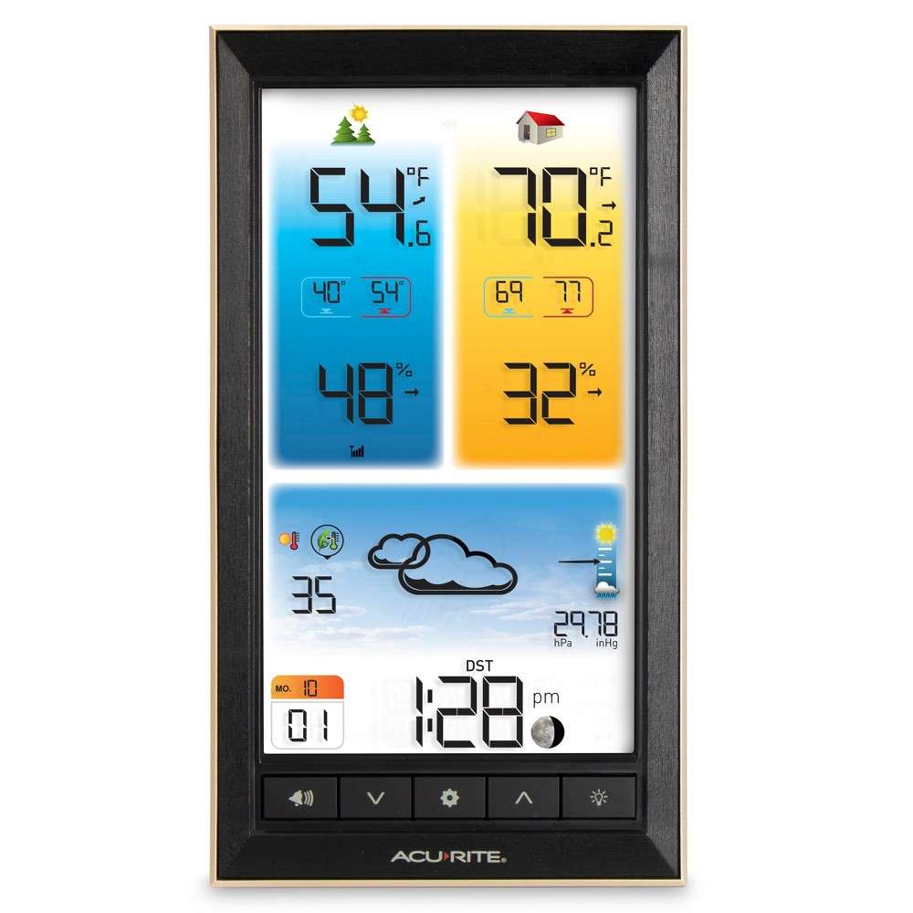 AcuRite 01201M Weather Station with Vertical Color Display & Indoor