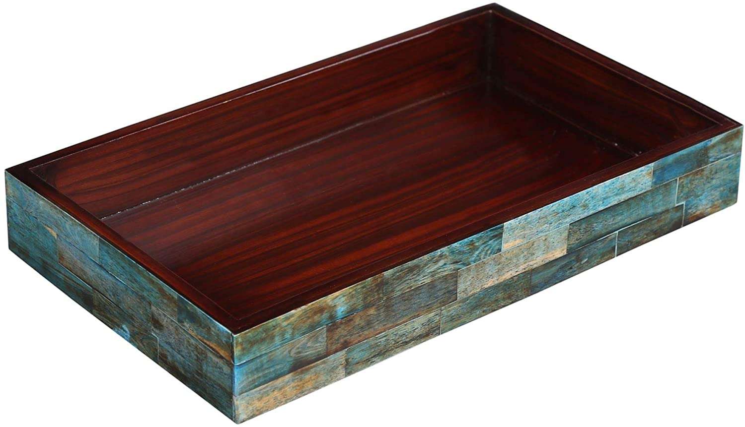 Decorative Guest Hand Towel Storage Tray Dispenser, Sturdy Holder for