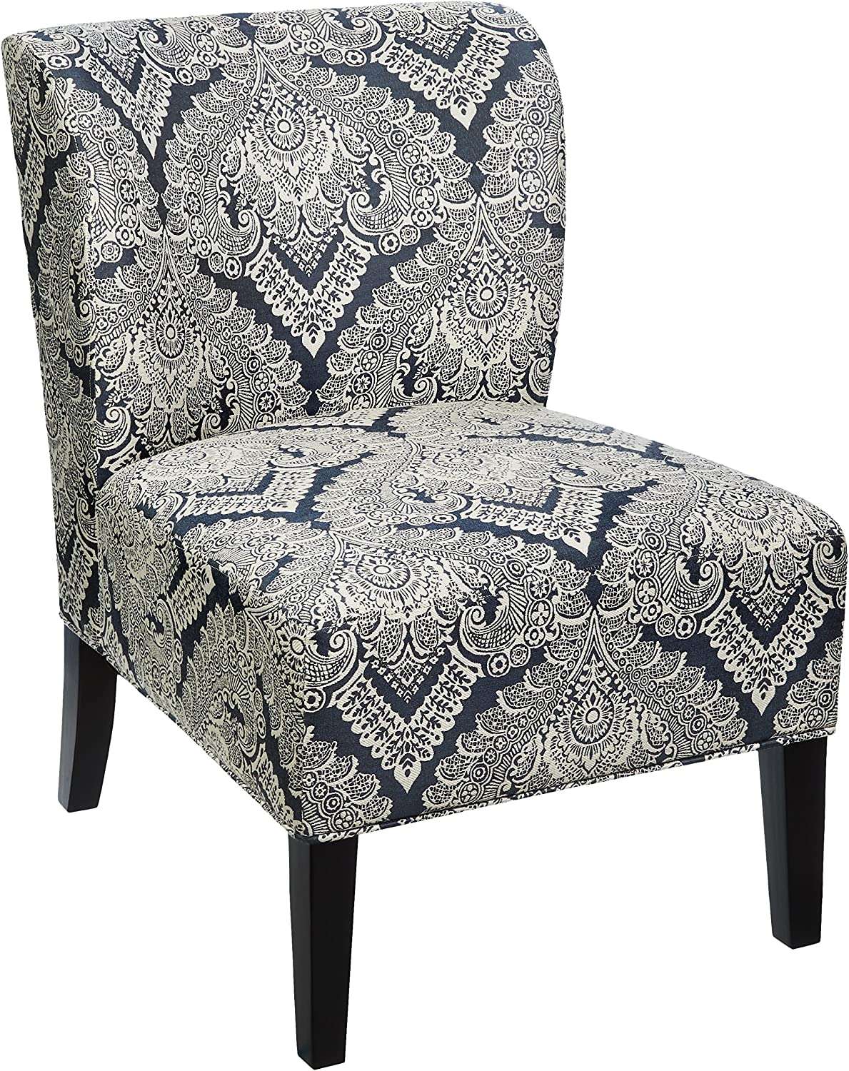 Red Hook Martina Contemporary Upholstered Armless Accent Chair Frozen