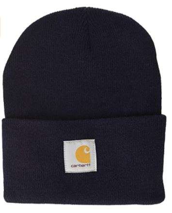 Carhartt Men's Acrylic Watch Hat A18, Navy, One Size - Mariner Auctions