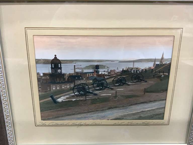 W.R. MacAskill Photo Hand Signed " The Citadel, Halifax" (12" X 10" Including Frame) Mariner