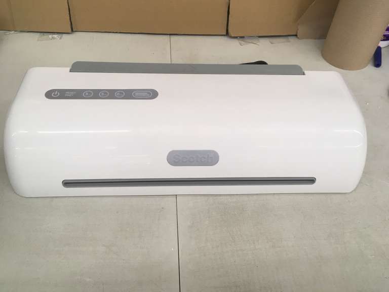 Scotch Thermal Laminator Machine, 1 Minute Warmup, 12.3" Input, for