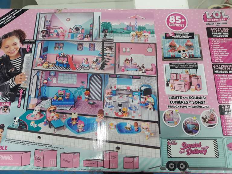 lol surprise house with new family