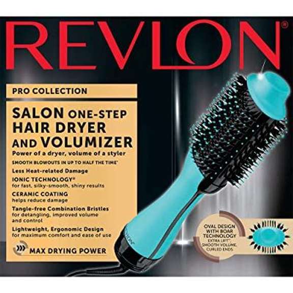 Revlon OneStep Hair Dryer & Volumizer Hot Air Brush, Cool Mint****New/Open Box item Packaging