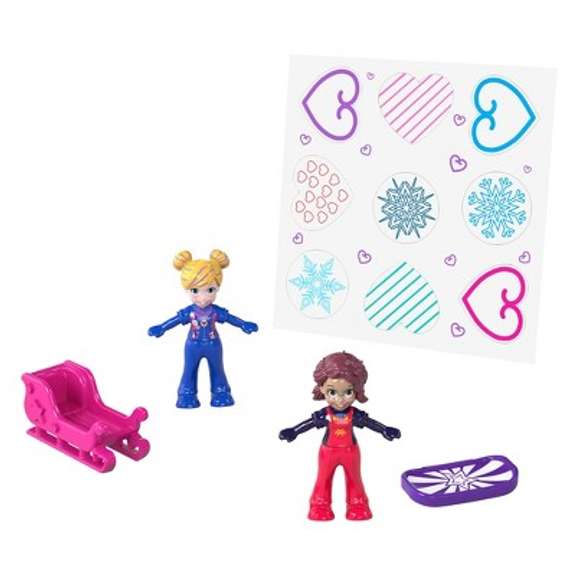 Polly Pocket Snowball Surprise Compact Multi New Open Box Item 