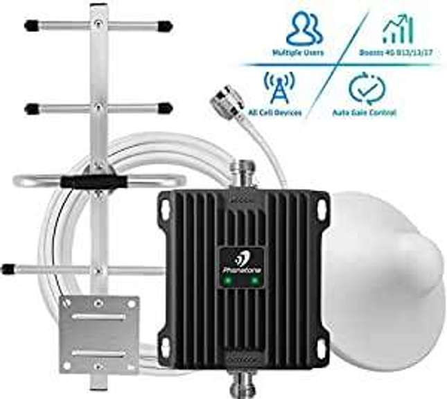 Cell Phone Signal Booster 850/1700/2100MHz Dual Band GSM AWS Band 5 Band 4 4G LTE Repeater Cell