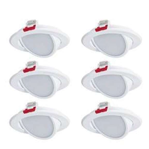Nadair, 4 LED Gimbal Recessed Ultra Slim Lights, 3 Built ...