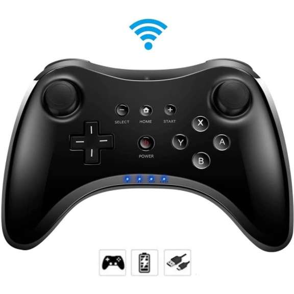 Pro Controller for Wii U, PowerLead Classic Wireless Joystick Gamepad
