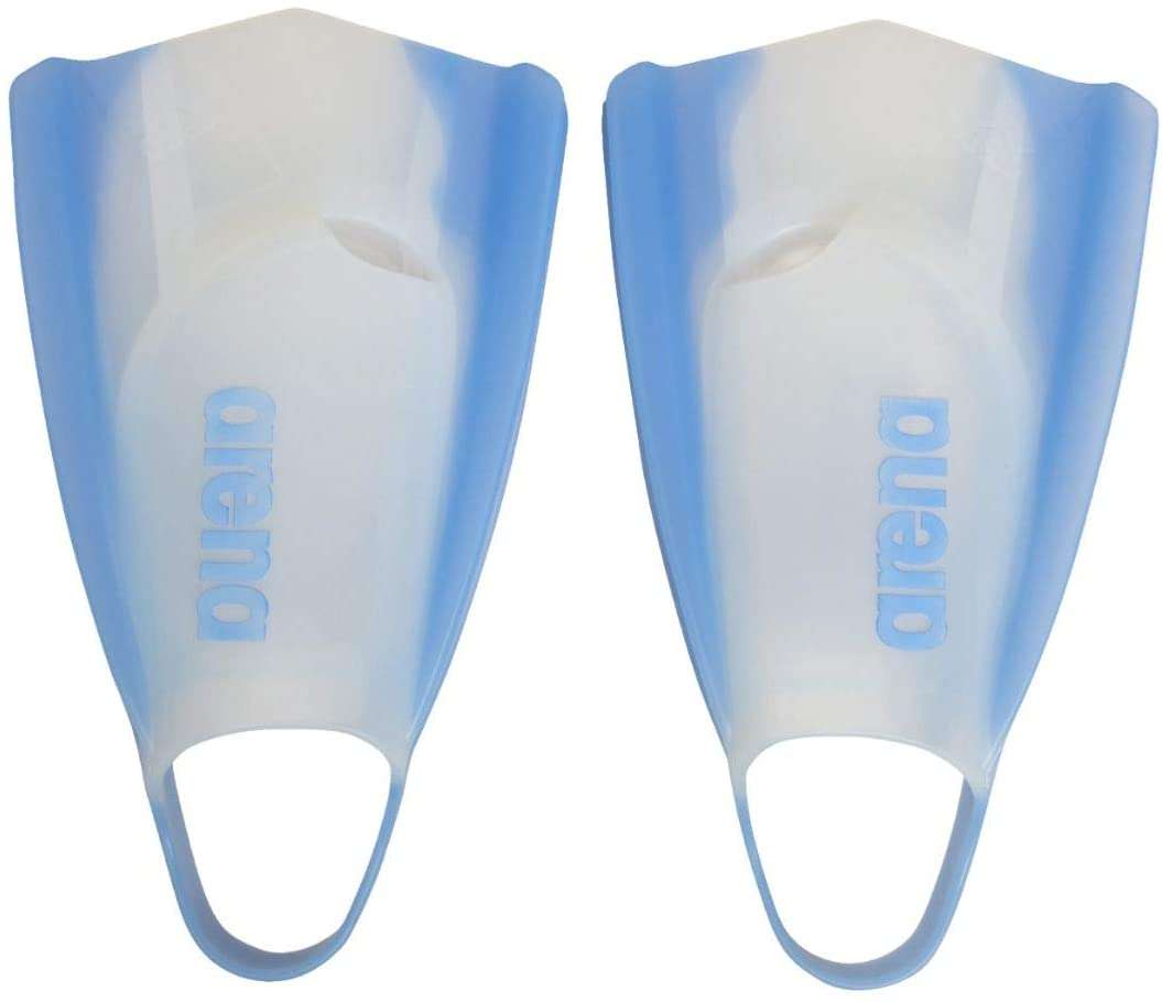 Arena Powerfin PRO Swim Training Fins, Clear Blue, 6.57.5 Mariner