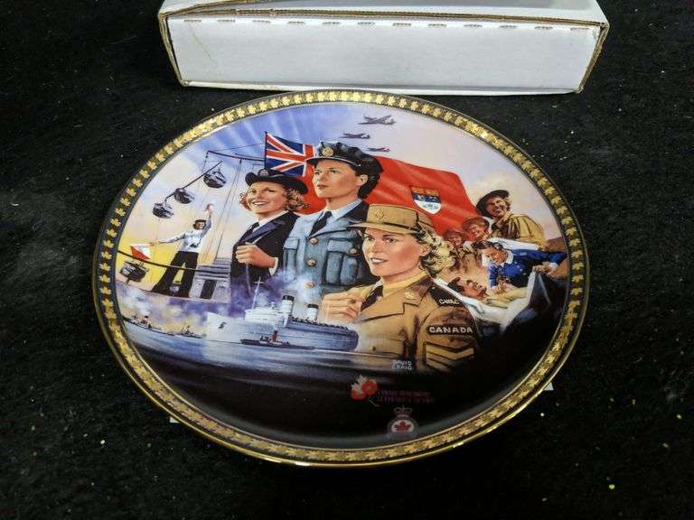 Limited Edition Bradford Exchange Commemorative Canadian Military
