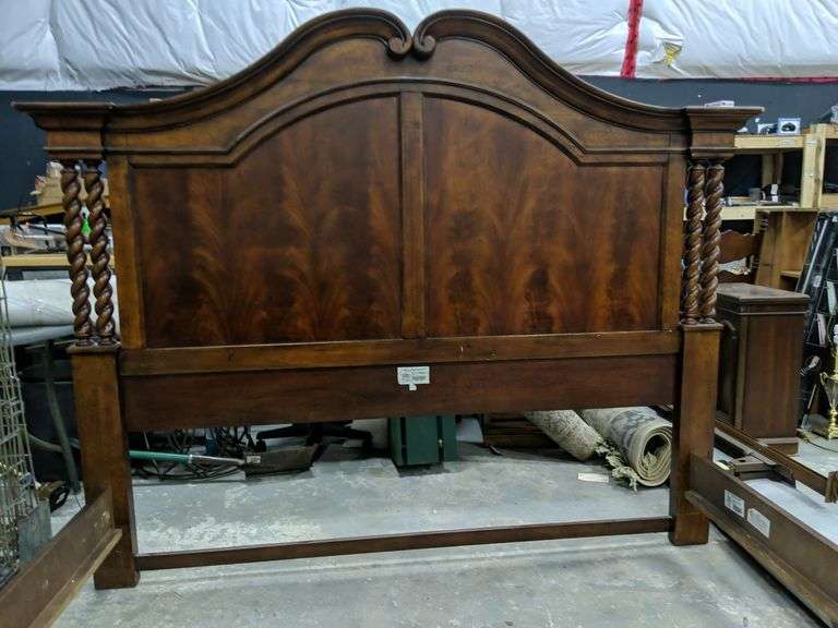 Stanley Furniture Company King Size Bed With High Headboard Mariner