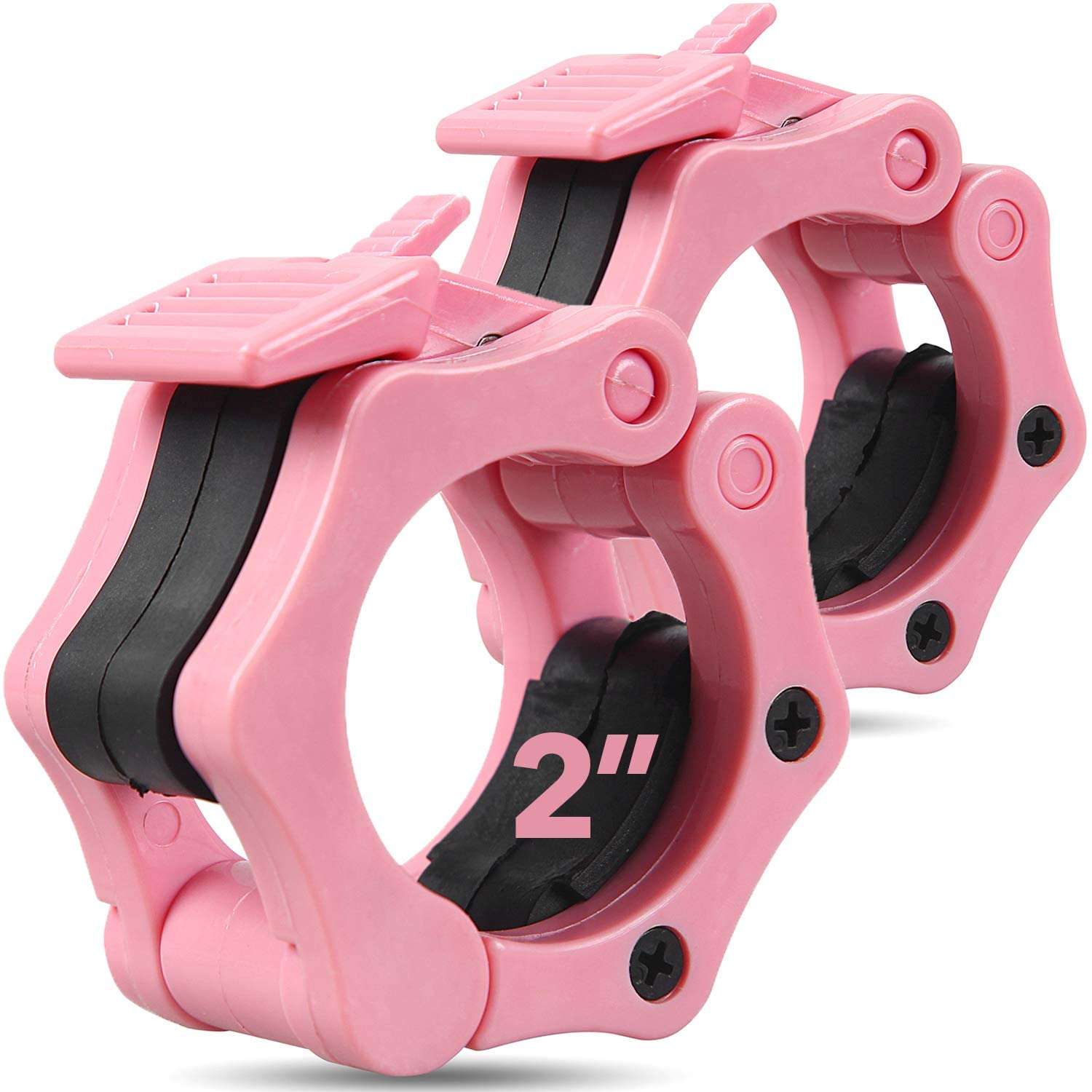 ** Gently Used ** QuickRelease Safety Collars 2 inch, Set of 2 Pink