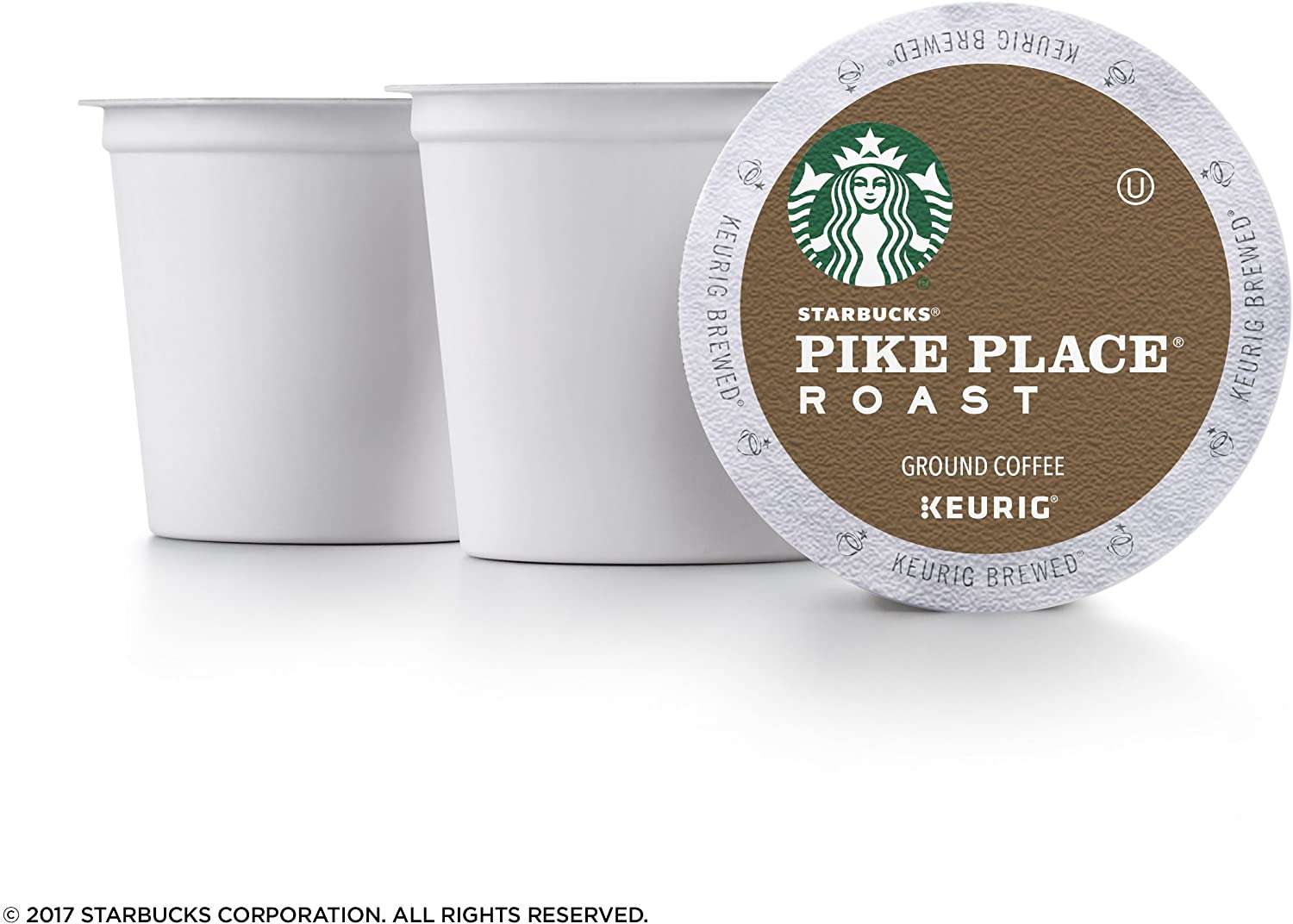 Starbucks Pike Place medium roast ground coffee, Recyclable 24 KCup