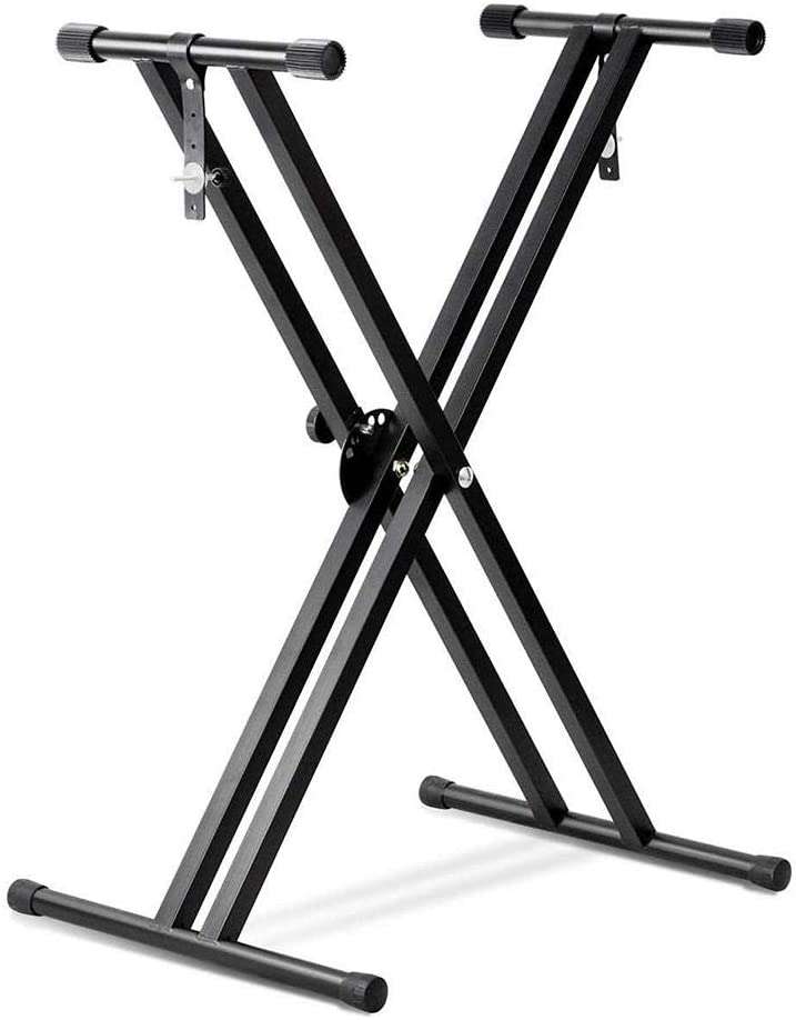 PrimeCables DoubleBrace X Musical Classic Keyboard Stand Double X