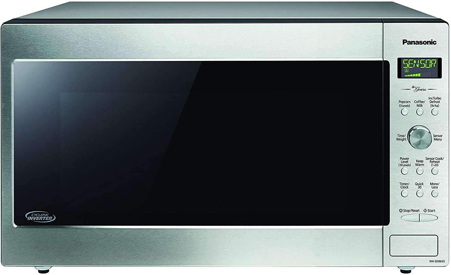 Panasonic NNSD965S Full Size 2.2 cft. 1200W Genius Cyclonic Inverter