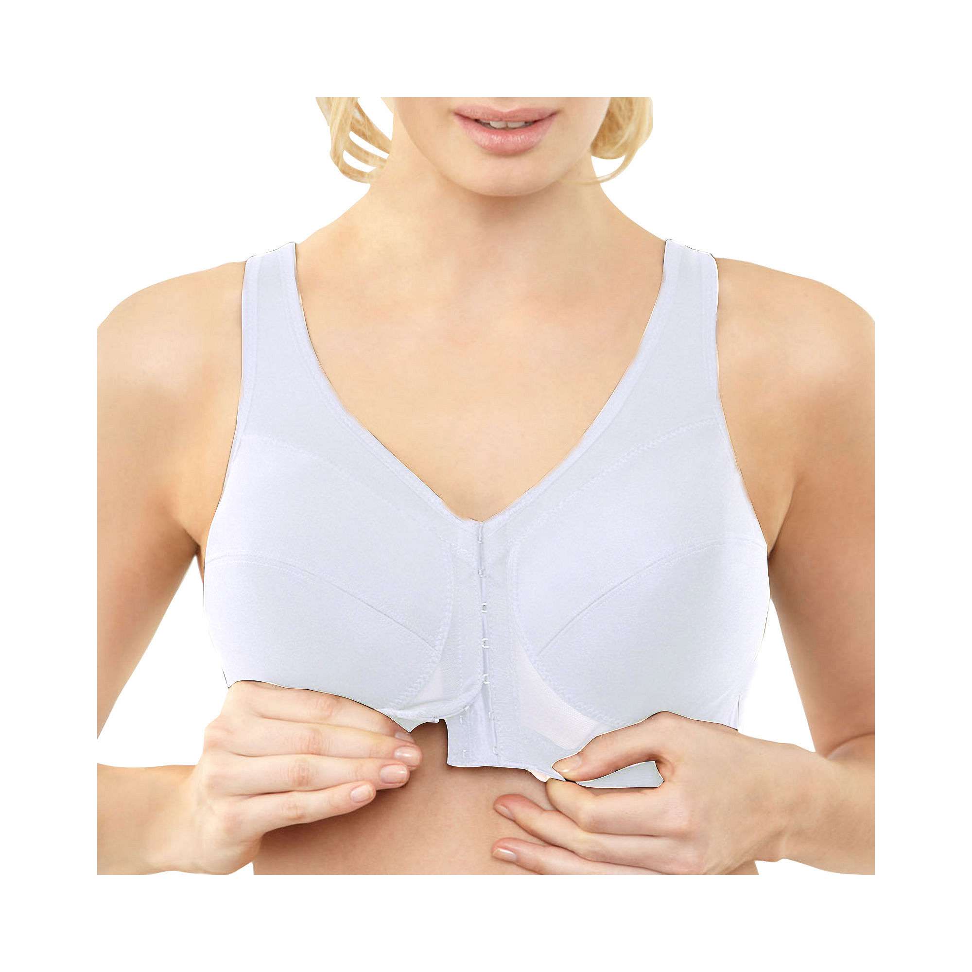 Glamorise Womens MagicLift Front Close Posture Back Support Bra Size