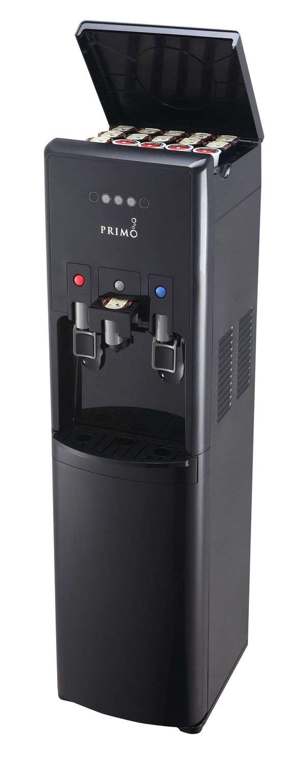 Primo Single Serve Bottom Load Water Dispenser with Single Serve Brewer