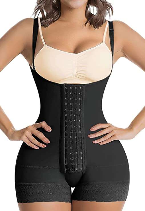 SHAPERX Shapewear Tummy Control Fajas Colombianas High Compression Body Shaper for Women Butt