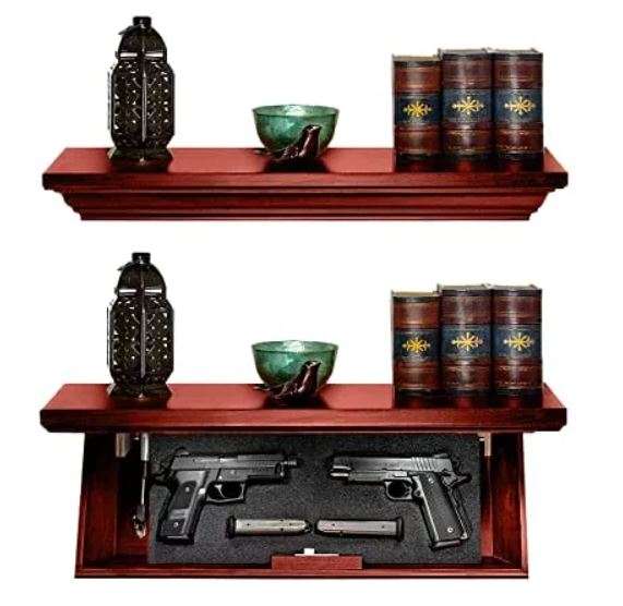 Tactical Traps Patriot 35S Compact Gun Shelf with Trap Door Compact