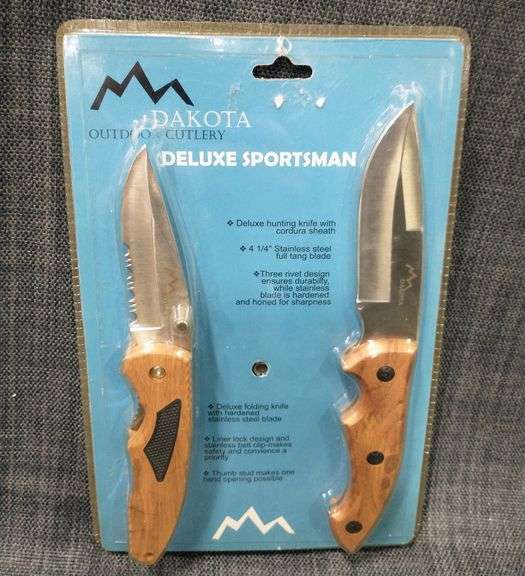 New in Package 4 1/4" Blade Dakota Outdoor Cutlery Deluxe Sportsman