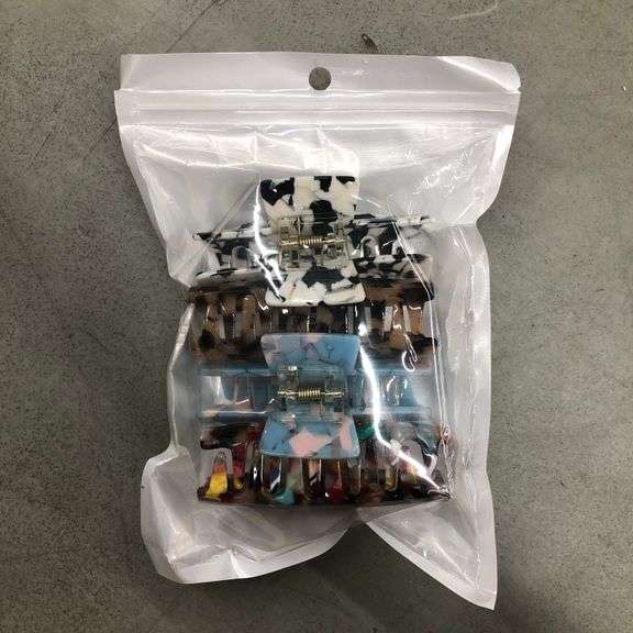 4 Pack Hair Claws Clips, 3 Inch Nonslip Banana Hair Claw Clips