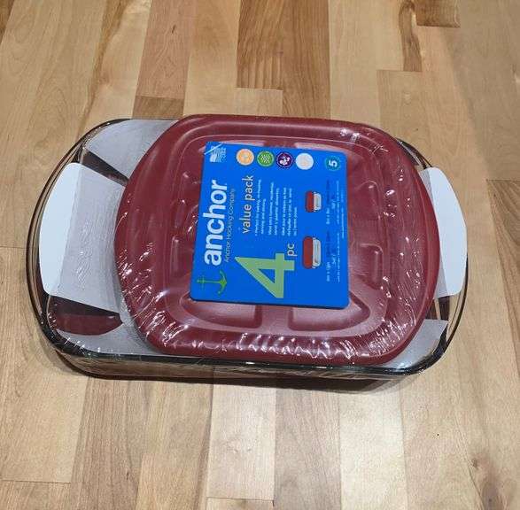 Multi use glass tupperware value pack Mariner Auctions & Liquidations