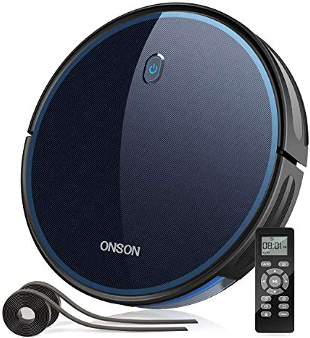 ONSON Robot Vacuums, 2000Pa Powerful Suction Robot Vacuum Cleaner, Low