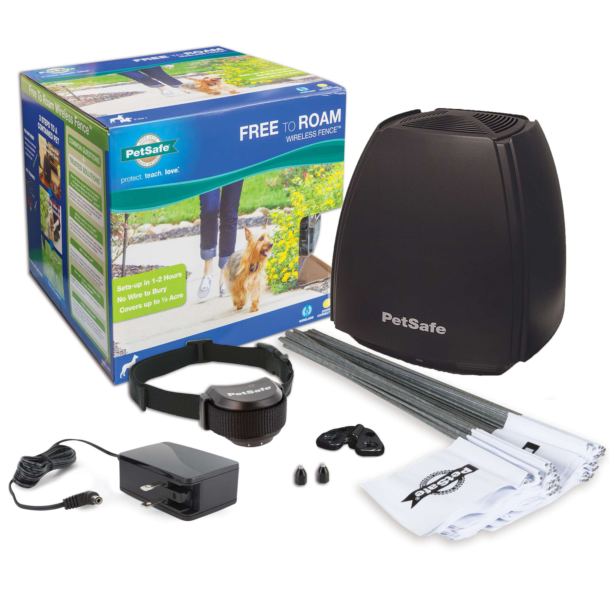 PetSafe® Stay & Play® Wireless Fence with Replaceable Battery Collar