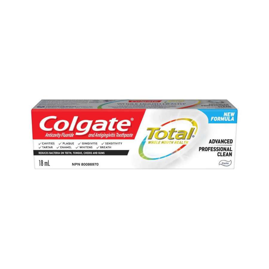 24 x 18ml Travel Size Colgate Total Advanced Professional Clean