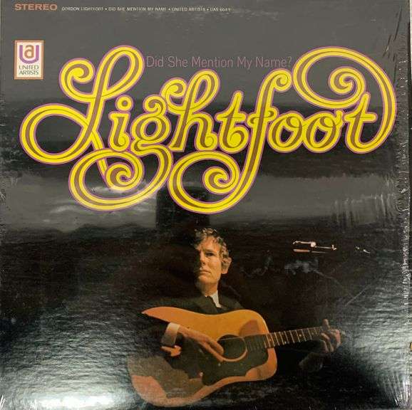 Vintage Gordon Lightfoot Did She Mention My Name? (Original Press
