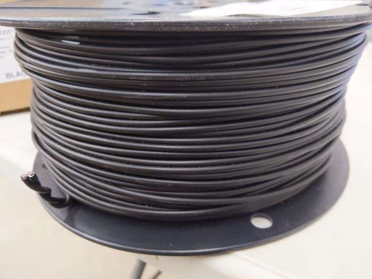 Industrial Wire & Cable II A16SLB045PETBK 1000' 16 AWG (Solid) Bare Copper conductor, .045