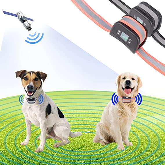 Wireless Dog Fence GPS Pet Containment System, GPS Electric Dog Fence