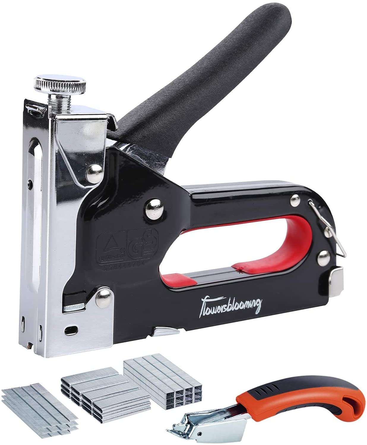 **SEE NOTE Upholstery Staple Gun with 3000 Staples, Heavy Duty Staple