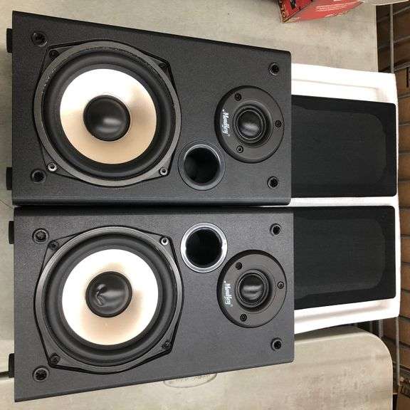 **see note** Moukey Passive Bookshelf Speakers Pair 100 Watts Peak
