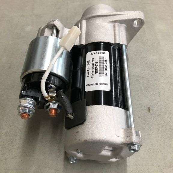 Lucas TVS Starter Motor 12V SND0338 Mariner Auctions & Liquidations Ltd.