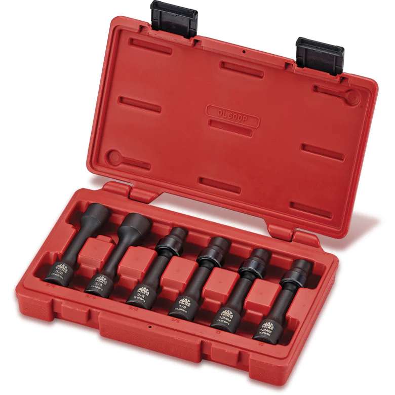 Mac Tools 6Pc 1/2" Drive Impact Driveline Socket Set 12PT Mariner