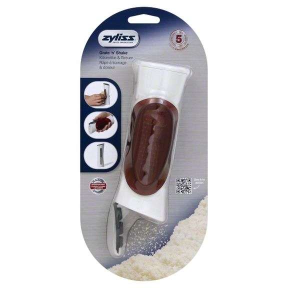 Lot of 6 ZYLISS Grate N' Shake Cheese, Chocolate and Nut Grater