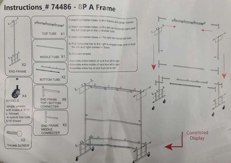 Burpee Lawn And Garden Supplies A Frame Display Rack For Store Use