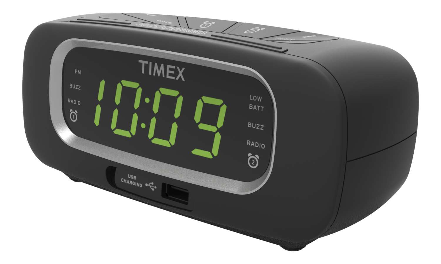 Timex FM Dual Alarm Clock Radio with USB Port Mariner Auctions